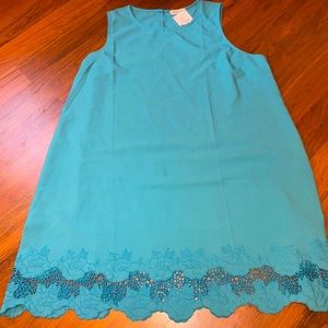 Teal Doily Dress 💙